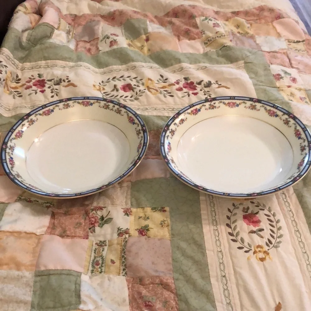 Vintage Coupe Soup Bowls (2), Thun